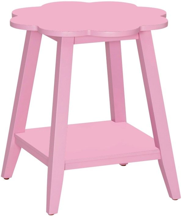 Linon Petunia Pink Side Table-0