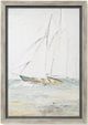 Stylecraft Sailing Away I Gray/Off-White Wall Art-0