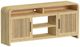 Elements International Ridgemont Natural 70" TV Console without Fireplace Insert-0