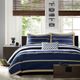 Olliix by Mi Zone Ashton Navy and Khaki King/California King Comforter Set-4