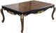 ACME Furniture Betria Brown Coffee Table with Black/Gold Base-0