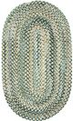 Capel Rugs Grand-Le-Fleur Deep Waters 27" x 48" Oval Throw Rug-0