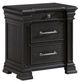 Elements International Kings Court 4-Piece Black Queen Storage Bedroom Set-5