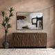 Classic Home Braxton Tundra Brown 4-Door Cabinet-1