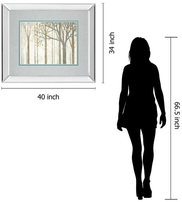 Classy Art In Springtime No Border by Katherine Lowell Mirror Framed Wall Art-2