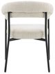ACME Furniture Jirina 2-Piece Beige/Black Upholstered Dining Arm Chair Set-5