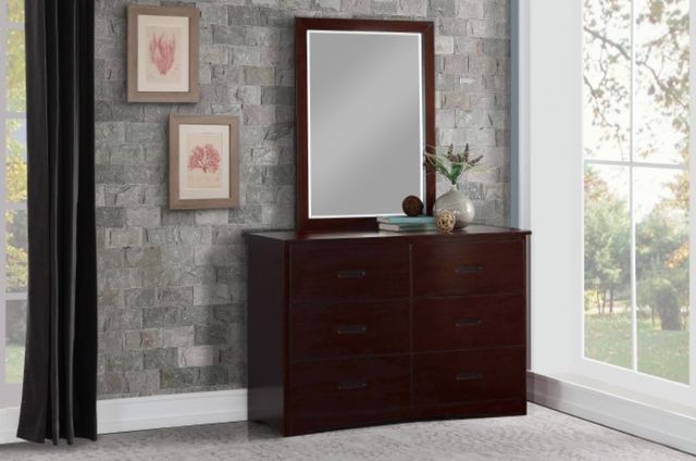 Mazin Furniture Rowe Espresso Mirror-3