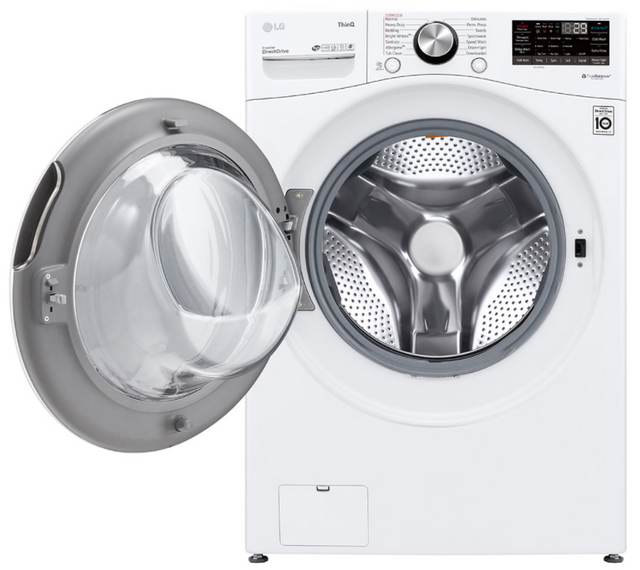 LG White Front Load Laundry Pair-3