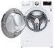 LG White Front Load Washer & Electric Dryer Laundry Pair-4