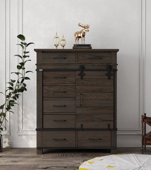 Emerald Home Newton Cocoa Brown Gentleman's Chest-4