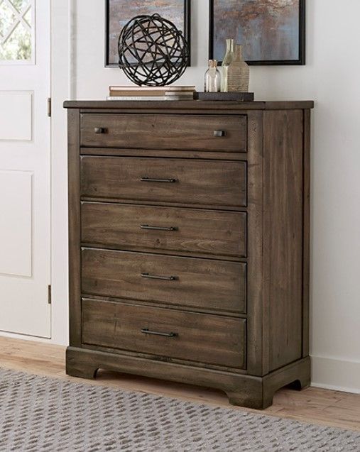 Artisan & Post by Vaughan-Bassett Cool Rustic Mink Chest-1