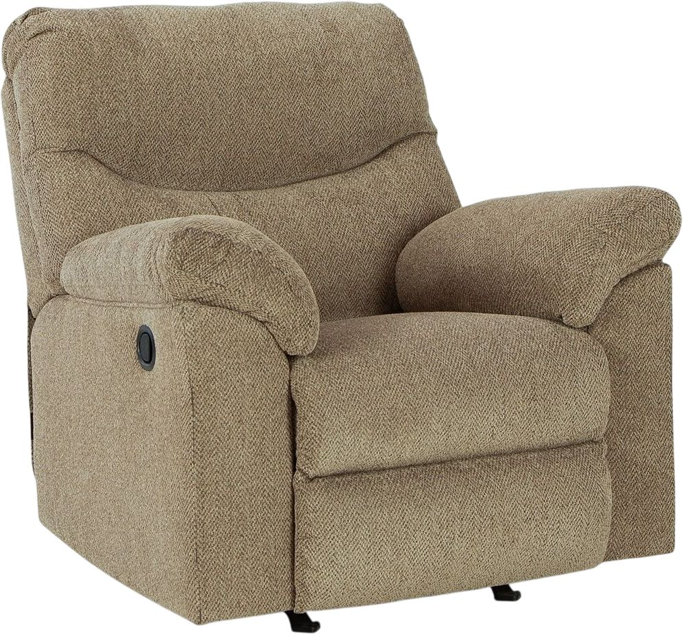 Signature Design by Ashley® Alphons Briar Manual Recliner | T.H.