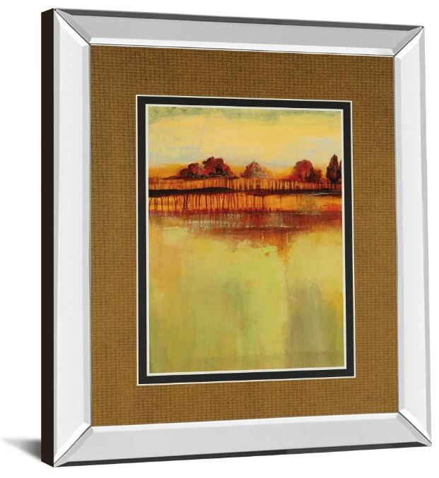 Classy Art October Sky l by George Mirror Framed Wall Art-1