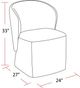 Parker House® Bongo Quartermaster Linen Dining Side Chair-5