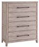 American WoodCrafters Aurora 5-Piece White Wash King Panel Bedroom Set-3