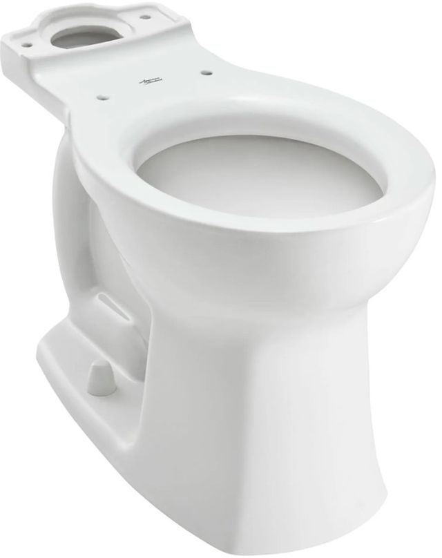 American Standard Edgemere® White Chair-Height Round-Front Bowl-0