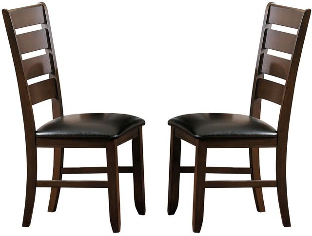 Homelegance® Ameillia Black/Dark Oak Side Chair-3