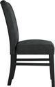 Elements International Bellini Black Side Chair-3