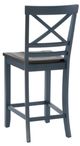 Powell® Laurel 2-Piece Blue Counter Stool Set-5