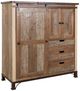 International Furniture Direct Antique Brown Gentleman's Chest-0