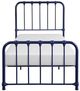 Mazin Furniture Bethany Navy Blue Twin Youth Bed-0
