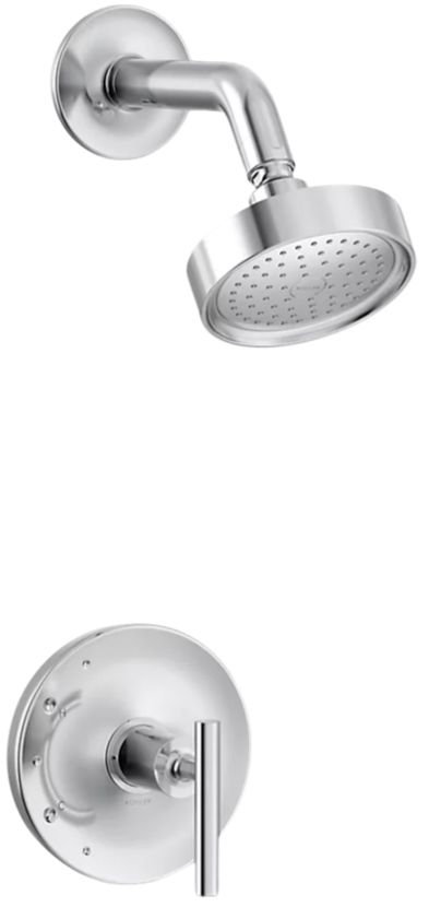 KOHLER® Purist® Rite-Temp® Polished Chrome 2.5 GPM Shower Trim Kit with Lever Handle-0