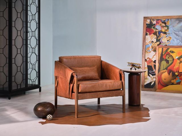 Jaipur Furniture Splendid Complements Ardmore Brown Chair-1