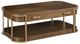 Hammary® Emerit Spice Rectangular Coffee Table with Champagne Frame-0