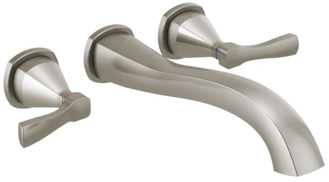 Delta Stryke® Lumicoat® Stainless Wall Mounted Tub Filler-0