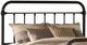 HH2 Home Kirkland Dark Bronze King Metal Bed without Frame-1