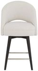 Fairfield® Customizable Last Word Swivel Counter Stool with Charcoal Legs-1
