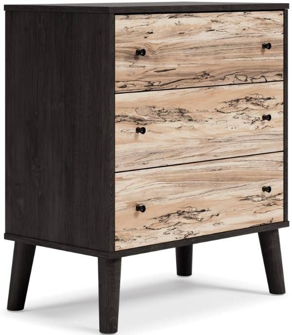 Signature Design by Ashley® Piperton 4-Piece Two-Tone Brown/Black Queen Panel Headboard Bedroom Set-3