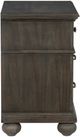 Mazin Furniture Motsinger Wire-Brushed Rustic Brown Nightstand-3