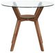 New Classic® Home Furnishings Oscar 5-Piece Clear/Gray/Walnut Counter Table Set-3