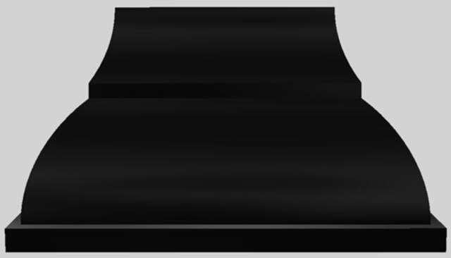 Vent-A-Hood® Designer Series 54" Black Wall Mounted Range Hood-0