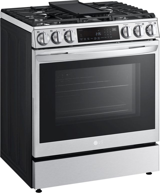LG 30" PrintProof™ Stainless Steel Slide-In Gas Range-2