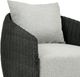 Four Hands Maven Alessi Slate/Faux Black Hyacinth Aluminum Outdoor Swivel Chair-5
