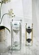 A & B Home Black/Gold 15-Minute Hourglass-4