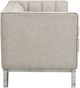 Elements International Cannes Mckinney Fawn Loveseat-4