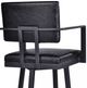 Armen Living Balboa Vintage Black 26” Counter Stool-2