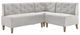 Powell® Auden 4-Piece Light Gray/Natural Dining Table Set-1