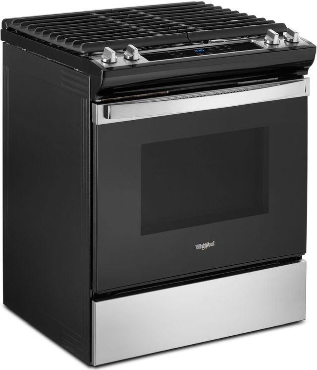 Whirlpool® 30" Stainless Steel Slide In Gas Range-2
