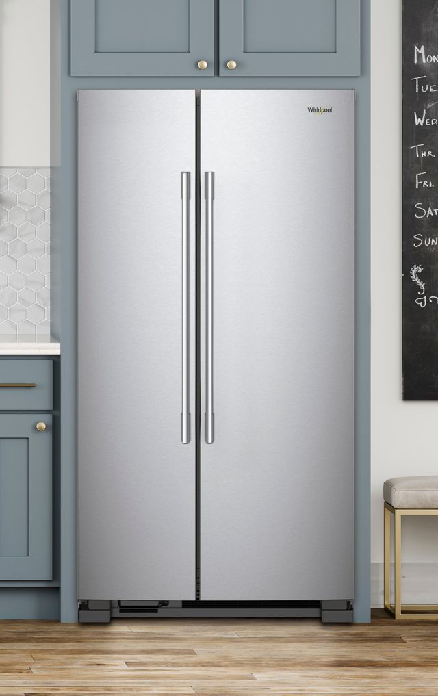 Whirlpool® 25.1 Cu. Ft. Side-By-Side Refrigerator-Fingerprint Resistant Stainless Steel-2