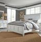 Liberty Furniture Allyson Park 4-Piece Charcoal/Wirebrushed White King Panel Bedroom Set-1