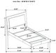 Coaster® Felicity 5-Piece White High Gloss Twin Bedroom Set-2
