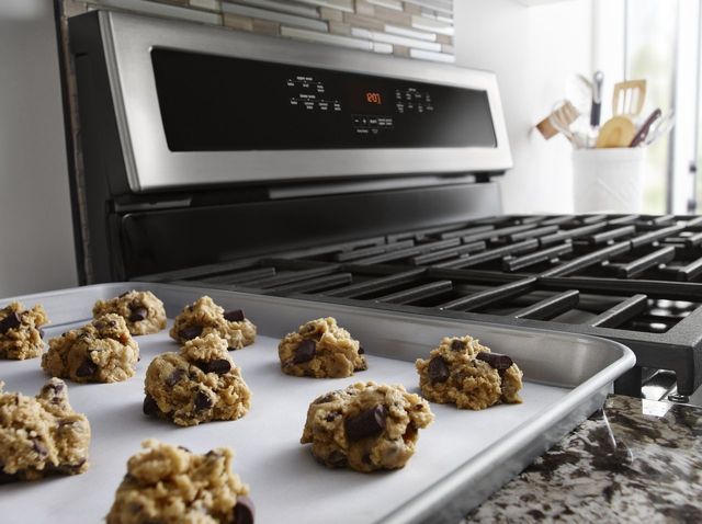 Maytag® 30" Fingerprint Resistant Stainless Steel Freestanding Double Oven Gas Range-5