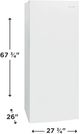 Frigidaire 13 Cu. Ft. Garage Ready White Upright Freezer-1