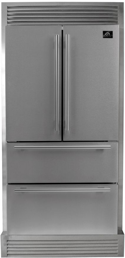 FORNO® Alta Qualita 40 in. 19.3 Cu. Ft. Stainless Steel French Door Refrigerator