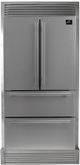 FORNO® Alta Qualita 40 in. 19.3 Cu. Ft. Stainless Steel French Door Refrigerator-0