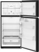 Whirlpool® 28" 14.3 Cu. Ft. Black Top Freezer Refrigerator with Total Coverage Cooling-3